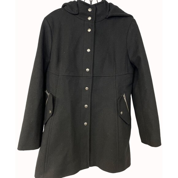 MICHAEL Michael Kors Jackets & Blazers - Michael Michael Kors Womens Black Coat Size 12 SKU 6672